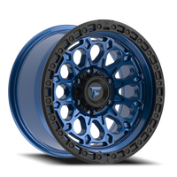 Fittipaldi Offroad Terra Series 17x9" 6x135mm 87.1mm CB -12mm Gloss Blue Black Ring
