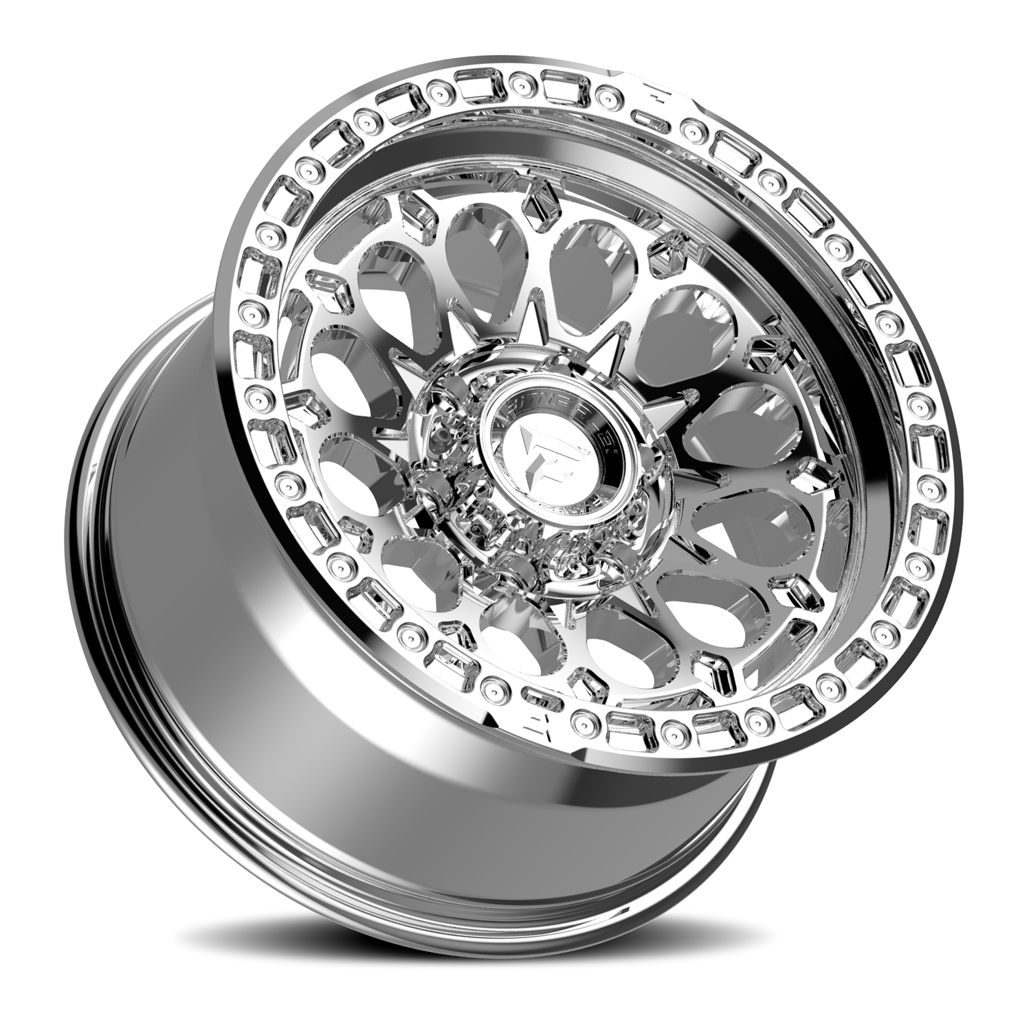 Fittipaldi Offroad Terra Series 17x9" 5x127mm 71.5mm CB -12mm Chrome Mirror Coat Chrome