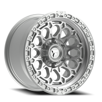 Fittipaldi Offroad Terra Series 18x9" 5x127mm 71.5mm CB 0mm Gloss Silver Machined
