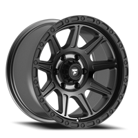 Fittipaldi Offroad Terra Series 20x9" 8x170mm 125.2mm CB +18mm Satin Anthracite Satin Black Lip