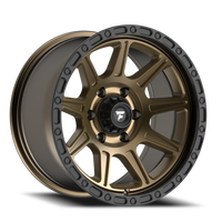 Fittipaldi Offroad Terra Series 17x9" 6x139.7mm 106.2mm CB -12mm Satin Bronze Satin Black Lip