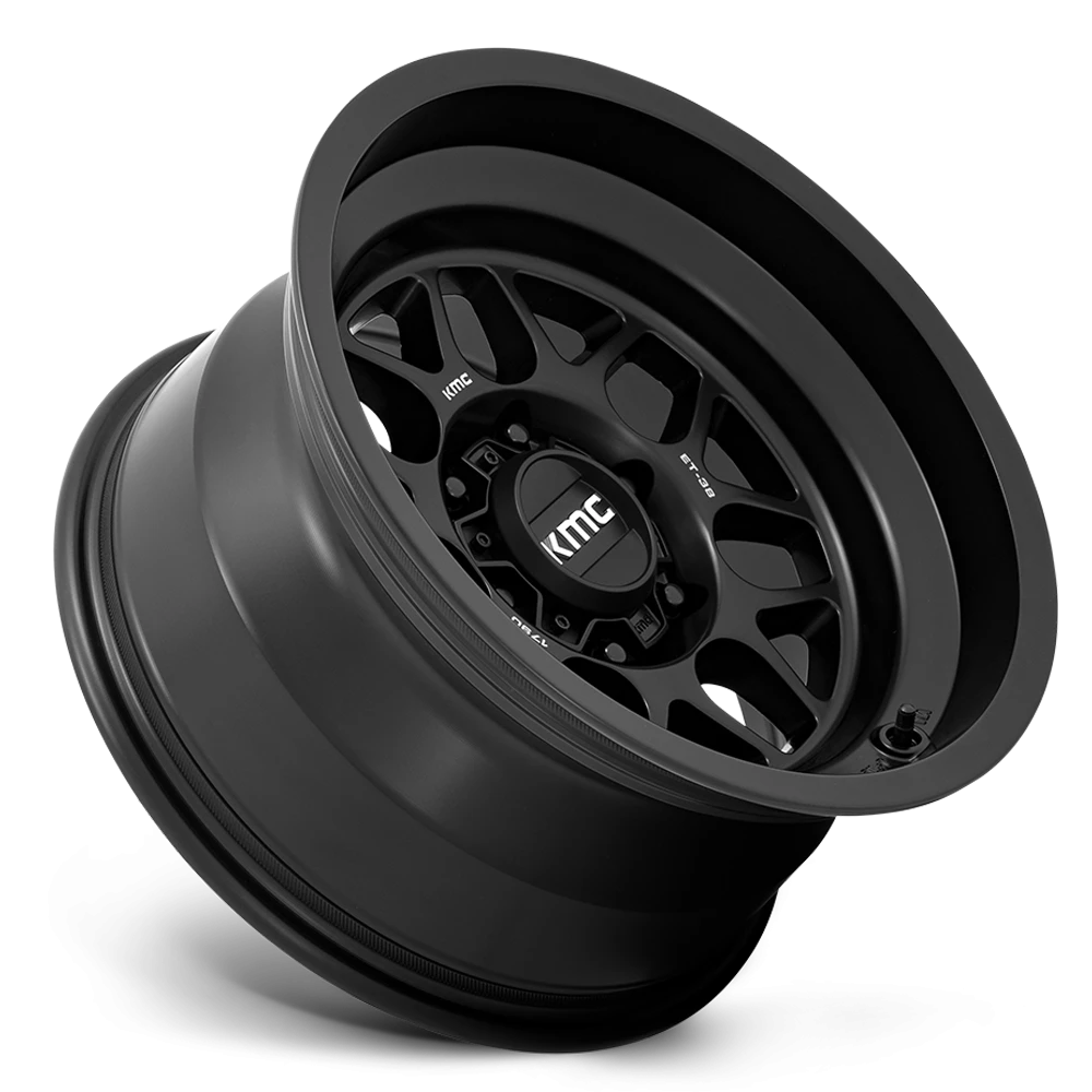 KMC Terra 16x8" 6x139.7mm 106.1mm CB 0mm Satin Black
