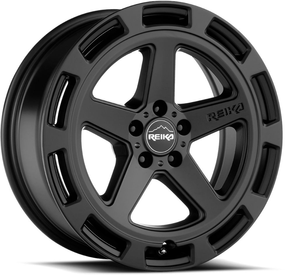 Reika Teton R20 17x8" 5x110mm 65.1mm CB +30mm Satin Black
