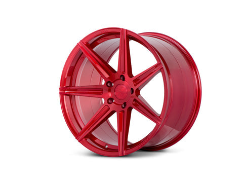 Ferrada Wheels Forge-8 F8-FR7 Brushed Rouge 20x9 5x112 ET35 66.56 Mid Concavity