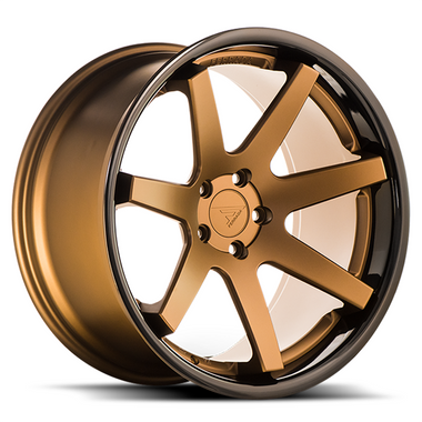 Ferrada Wheels FR1 Matte Bronze / Gloss Black Lip 20x10.5 5x108 ET38 73.1 Deep Concavity