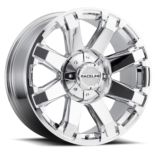 Raceline Throttle 936C 17x9 +0 5x127/5x139.7mm 87.1mm Chrome