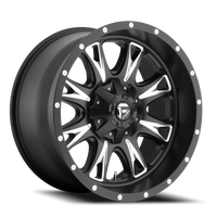 Fuel Throttle 18x10 -24 8x165.1mm 125.2mm Black Milled