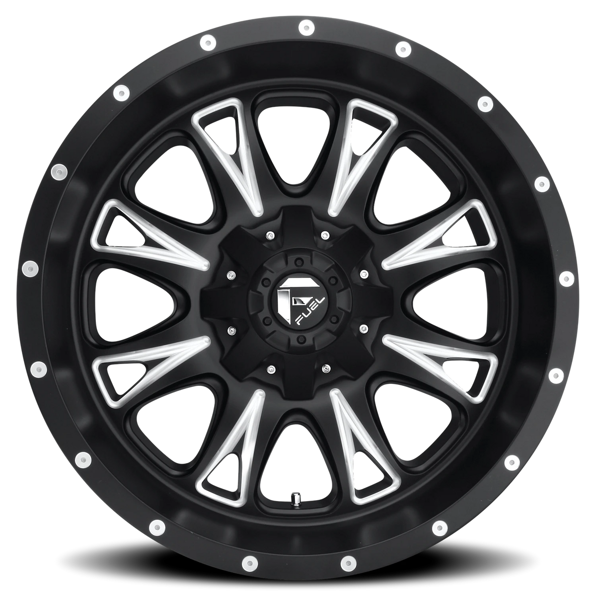 Fuel Throttle 20x9 +20 8x180mm 125.2mm Black Milled