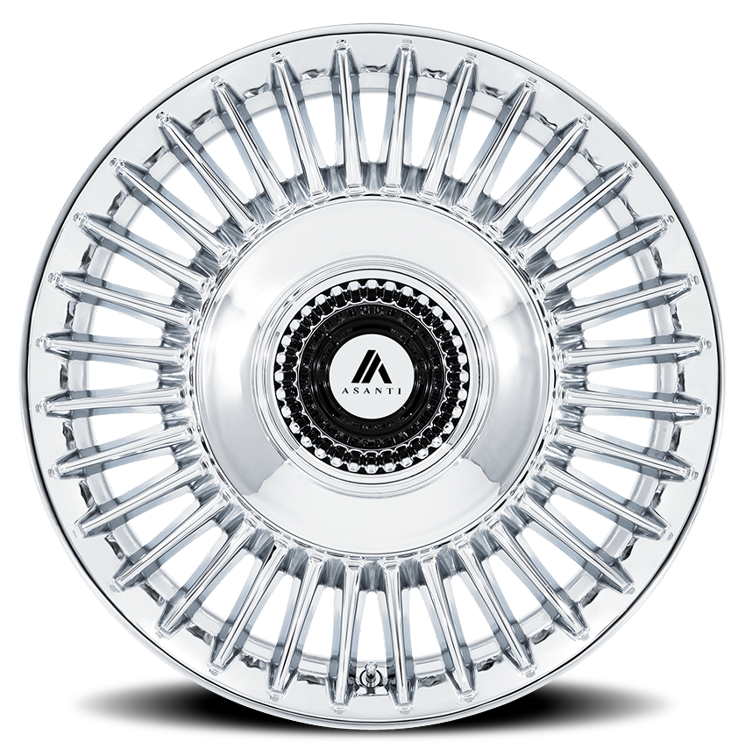 Asanti Black Label Tiara 22x9" 5x112mm 74.1mm CB +35mm Chrome