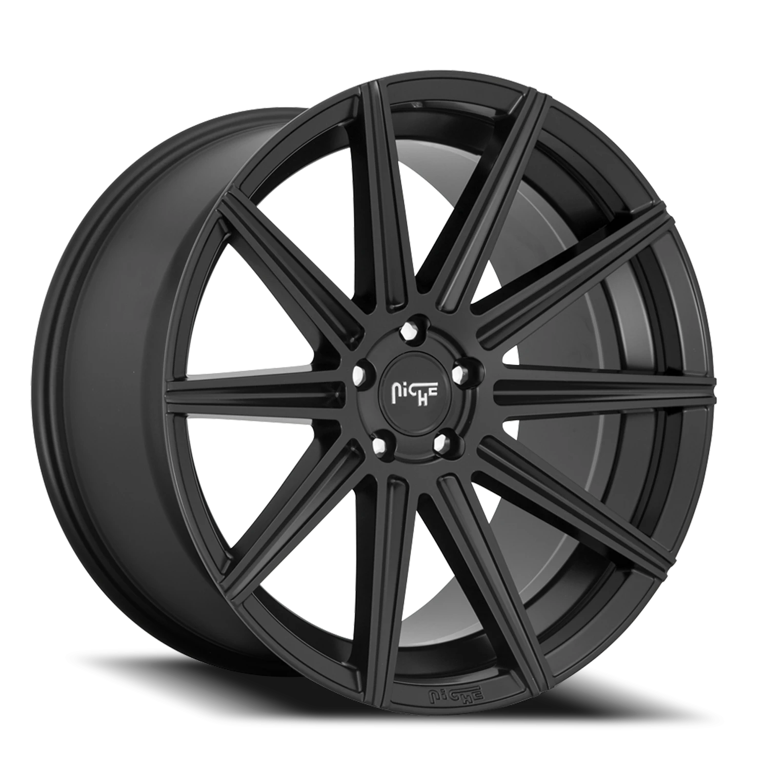 Niche Tifosi 20x10.5" 5x114.3mm 72.7mm CB +40mm Matte Black