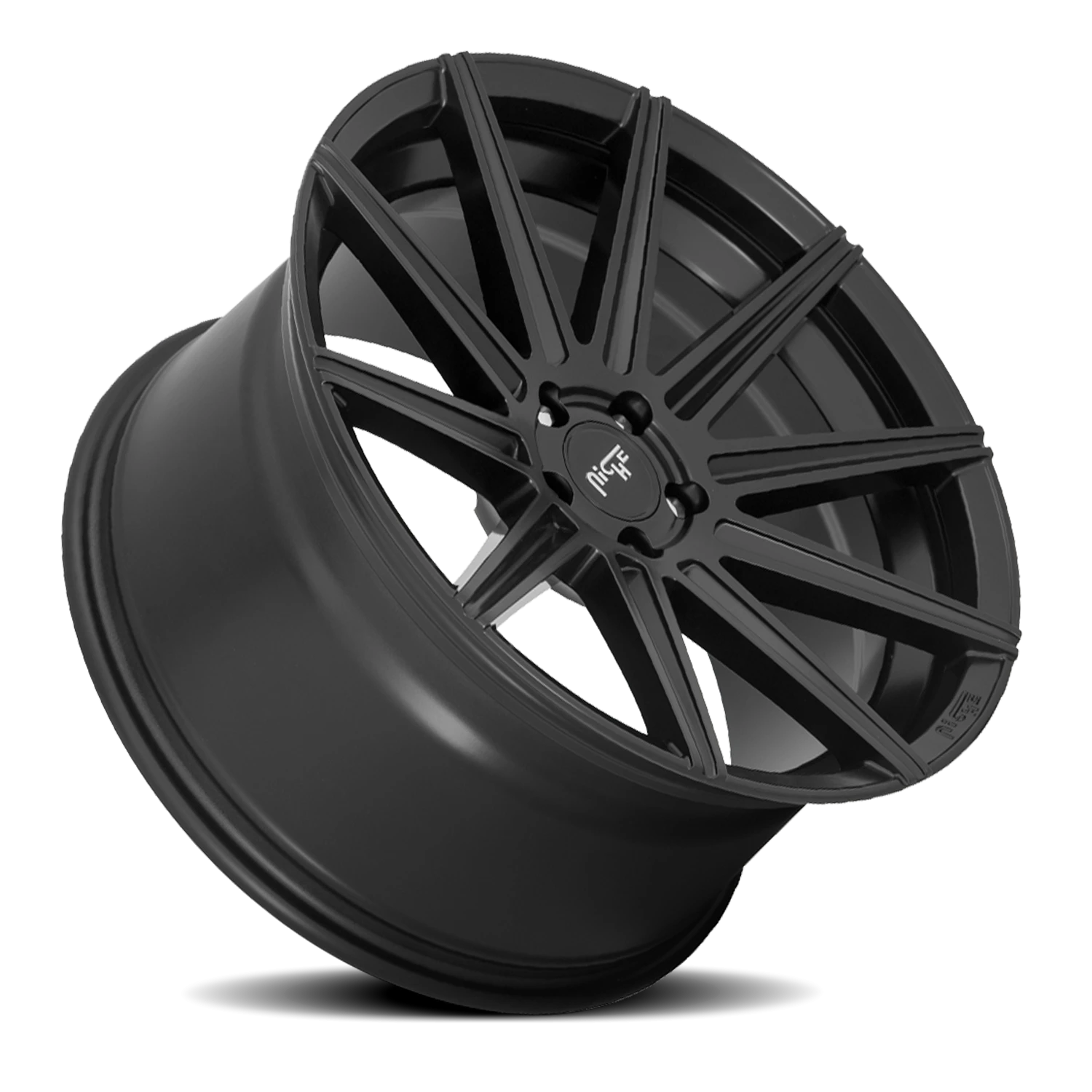 Niche Tifosi 20x10.5" 5x114.3mm 72.7mm CB +40mm Matte Black