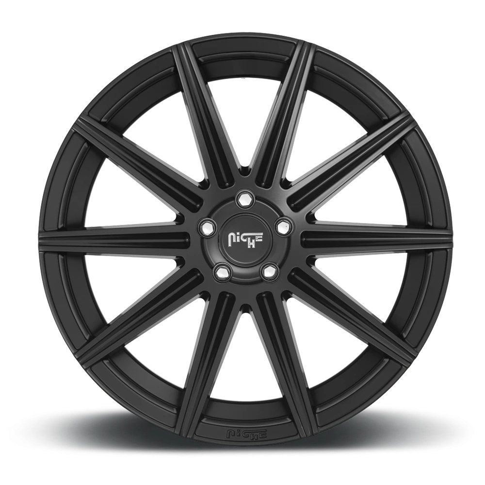 Niche Tifosi 20x10.5" 5x114.3mm 72.7mm CB +40mm Matte Black