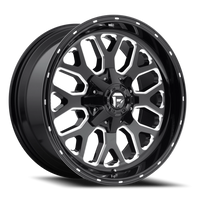 Fuel Titan 20x12 -43 5x114.3mm 78.1mm Gloss Black Milled