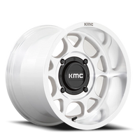 KMC Toro S UTV 15x10" 4x137mm 96mm CB 0mm Machined Silver