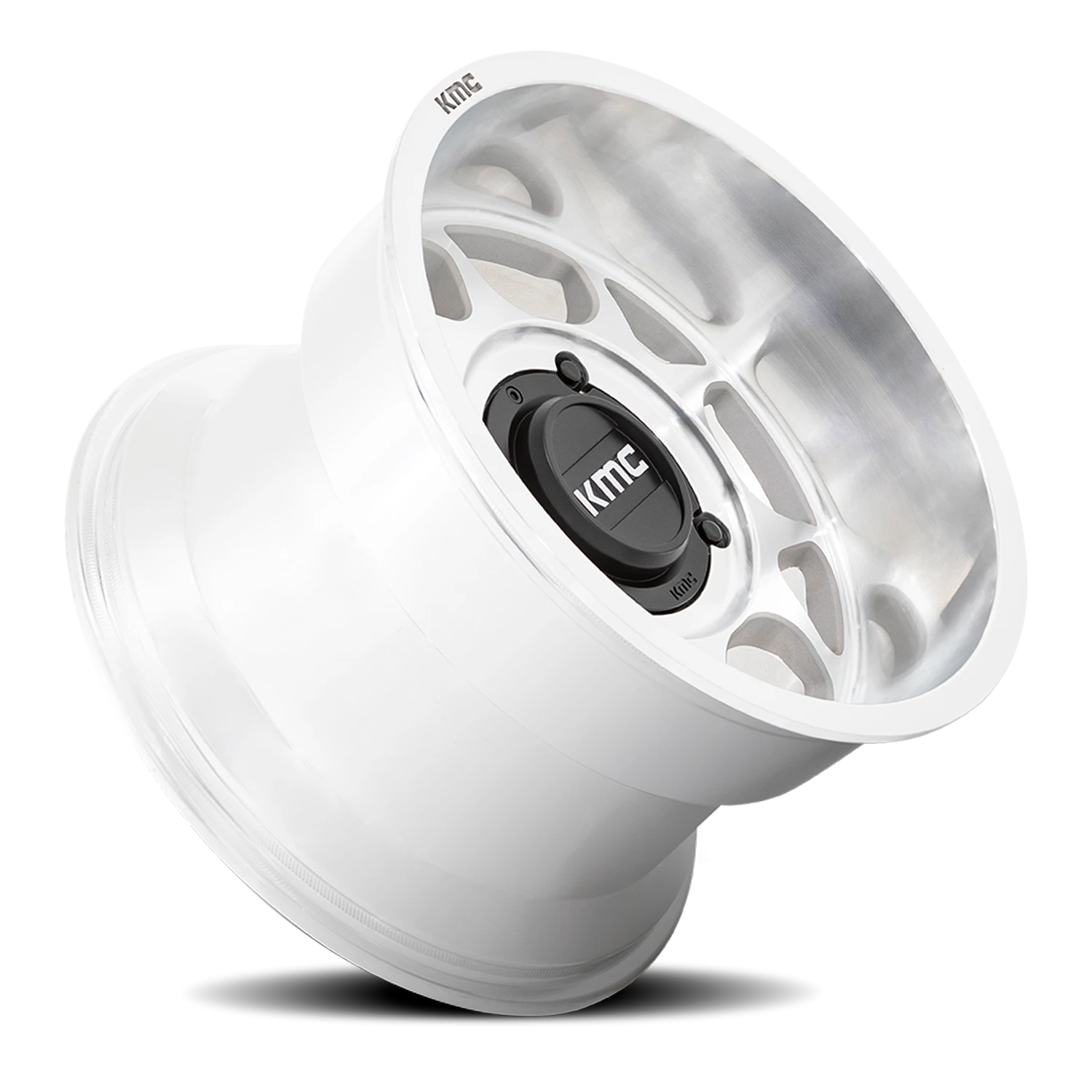 KMC Toro S UTV 15x7" 4x137mm 96mm CB +10mm Machined Silver