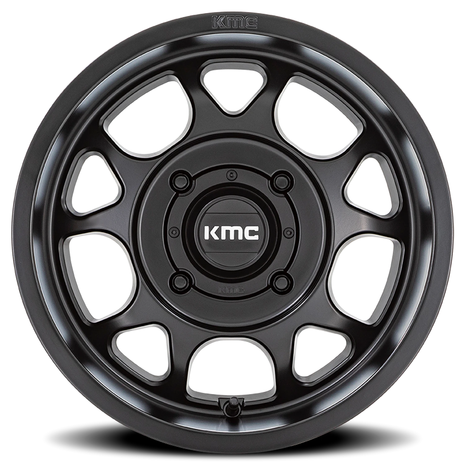 KMC Toro S UTV 15x7" 4x156mm 115.1mm CB +10mm Satin Black