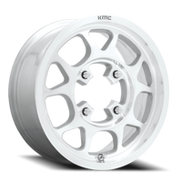 KMC Toro UTV 15x6" 4x156mm 115.1mm CB +38mm Machined Silver