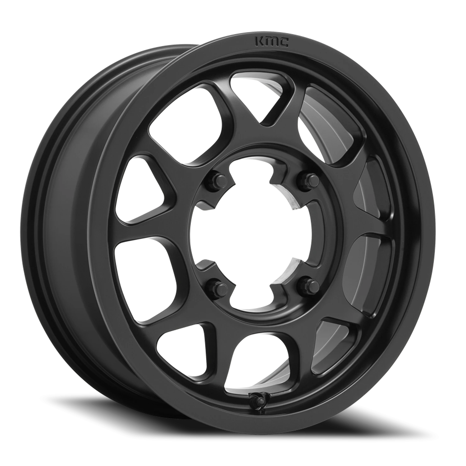 KMC Toro UTV 15x6" 4x137mm 96mm CB +38mm Satin Black