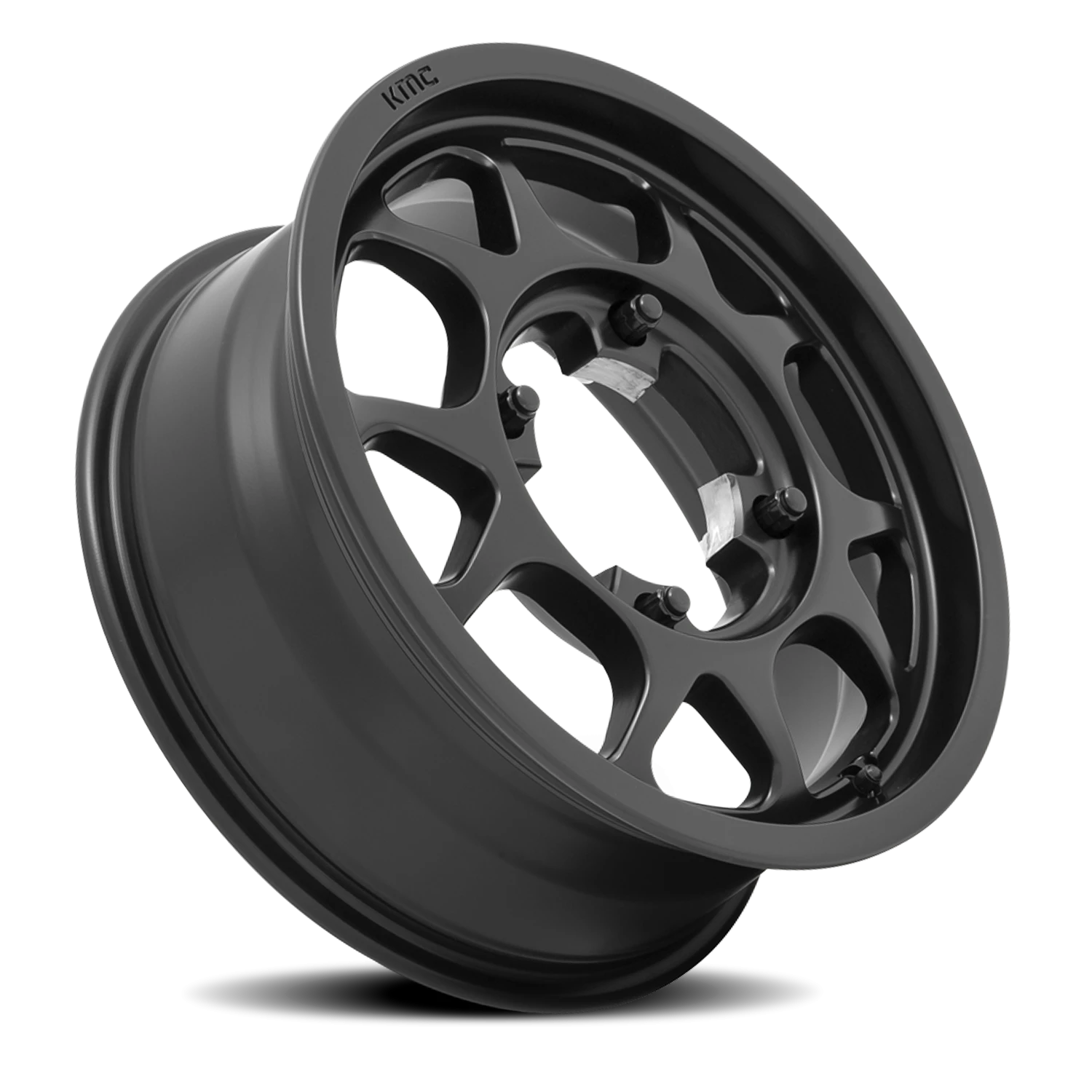 KMC Toro UTV 15x6" 4x156mm 115.1mm CB +38mm Satin Black