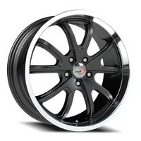 Vision 143 15x7 -7 5x120.65mm 83mm Gunmetal Machined Lip