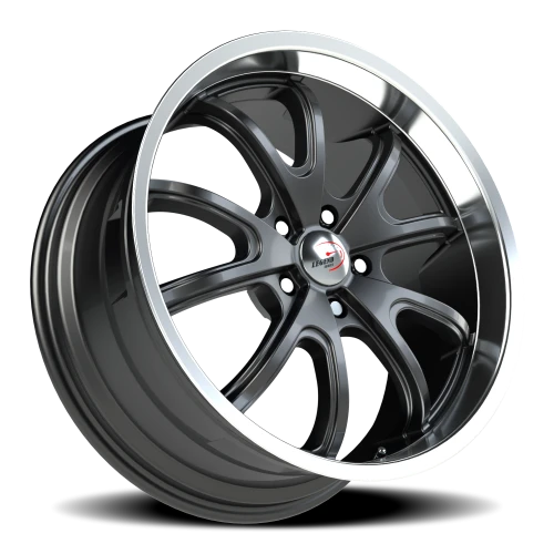 Vision 143 20x8.5 +10 5x114.3mm 83mm Gunmetal Machined Lip