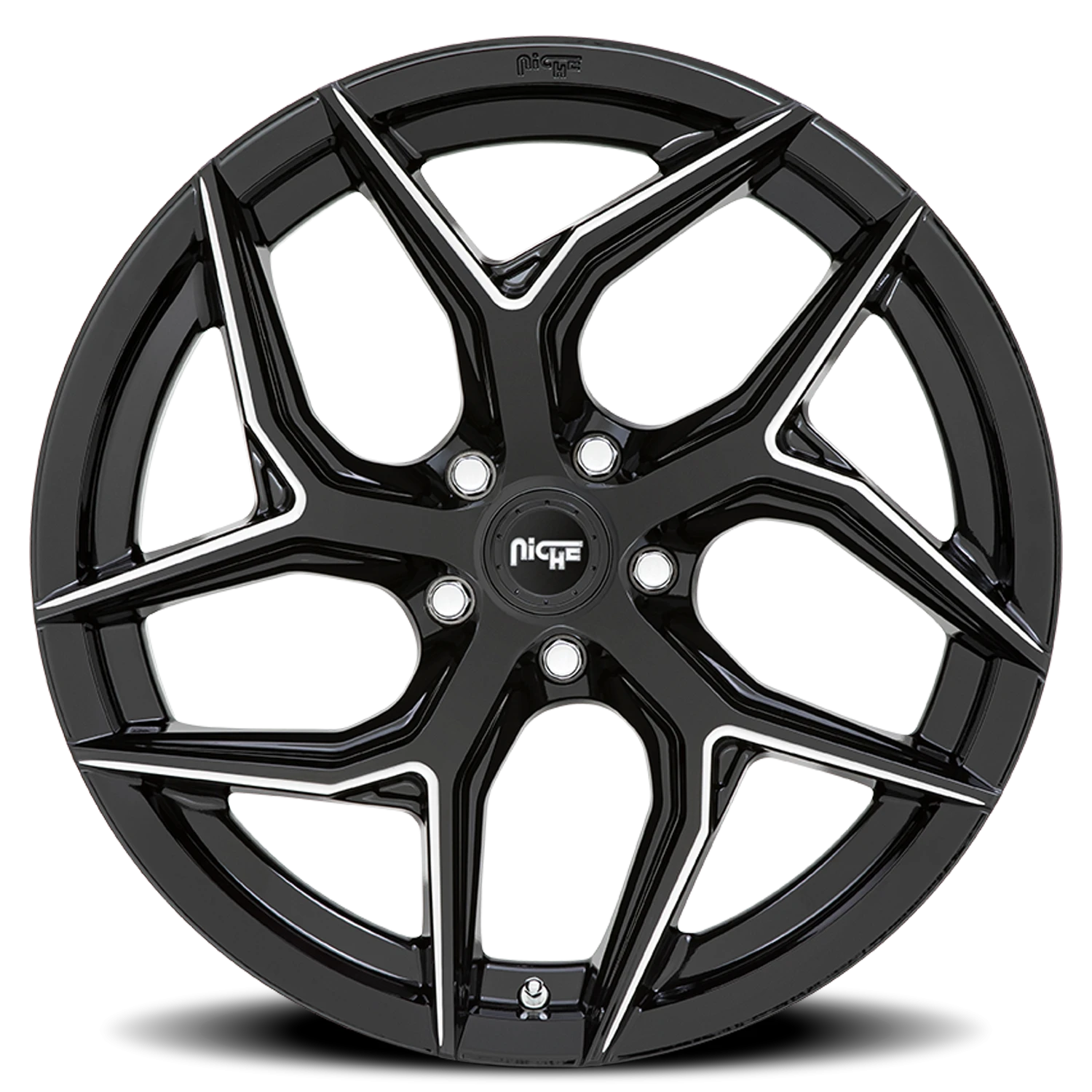 Niche Torsion 20x9" 5x112mm 66.56mm CB +25mm Gloss Black Milled
