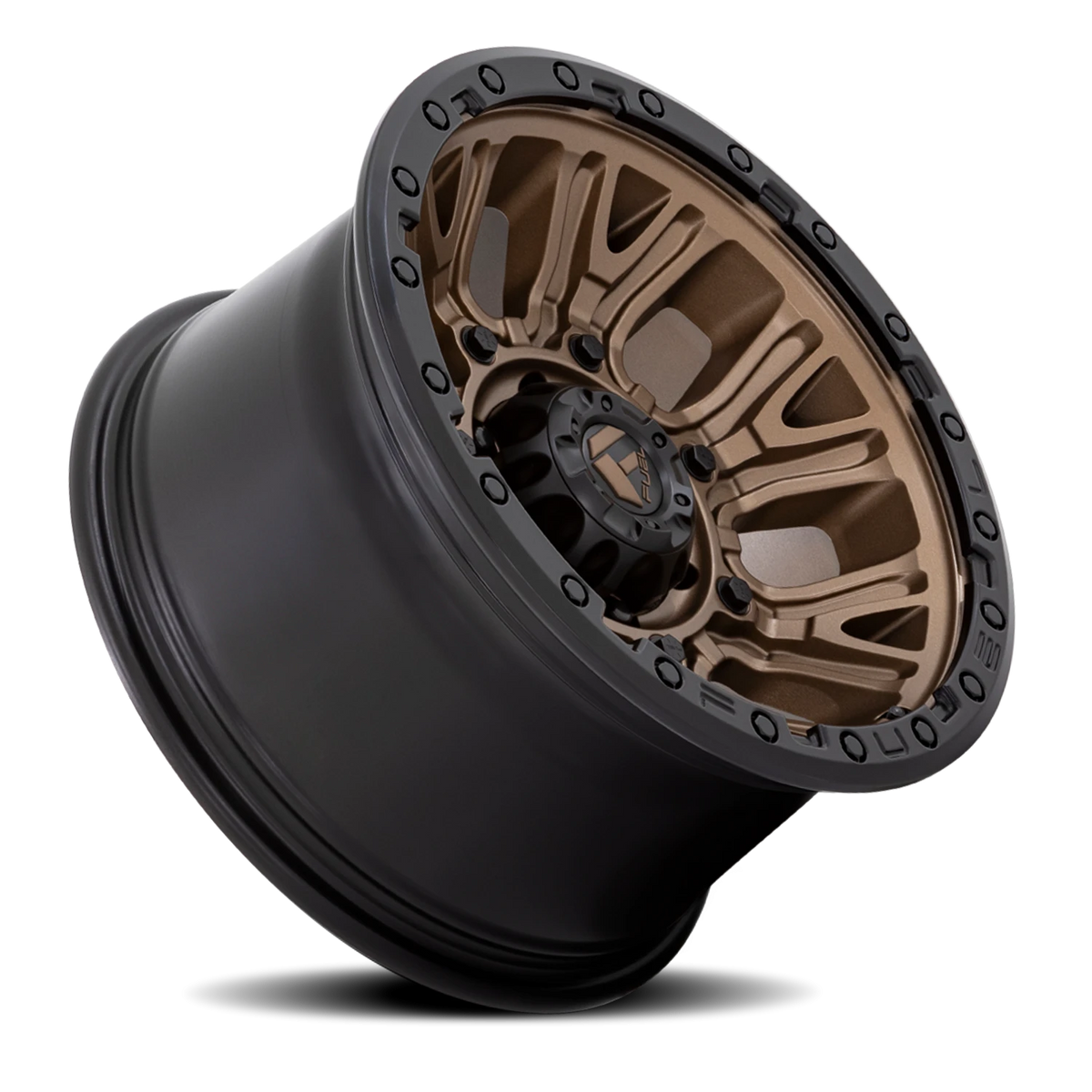 Fuel Traction 17x9 +1 5x127mm 71.5mm Matte Bronze Black Ring