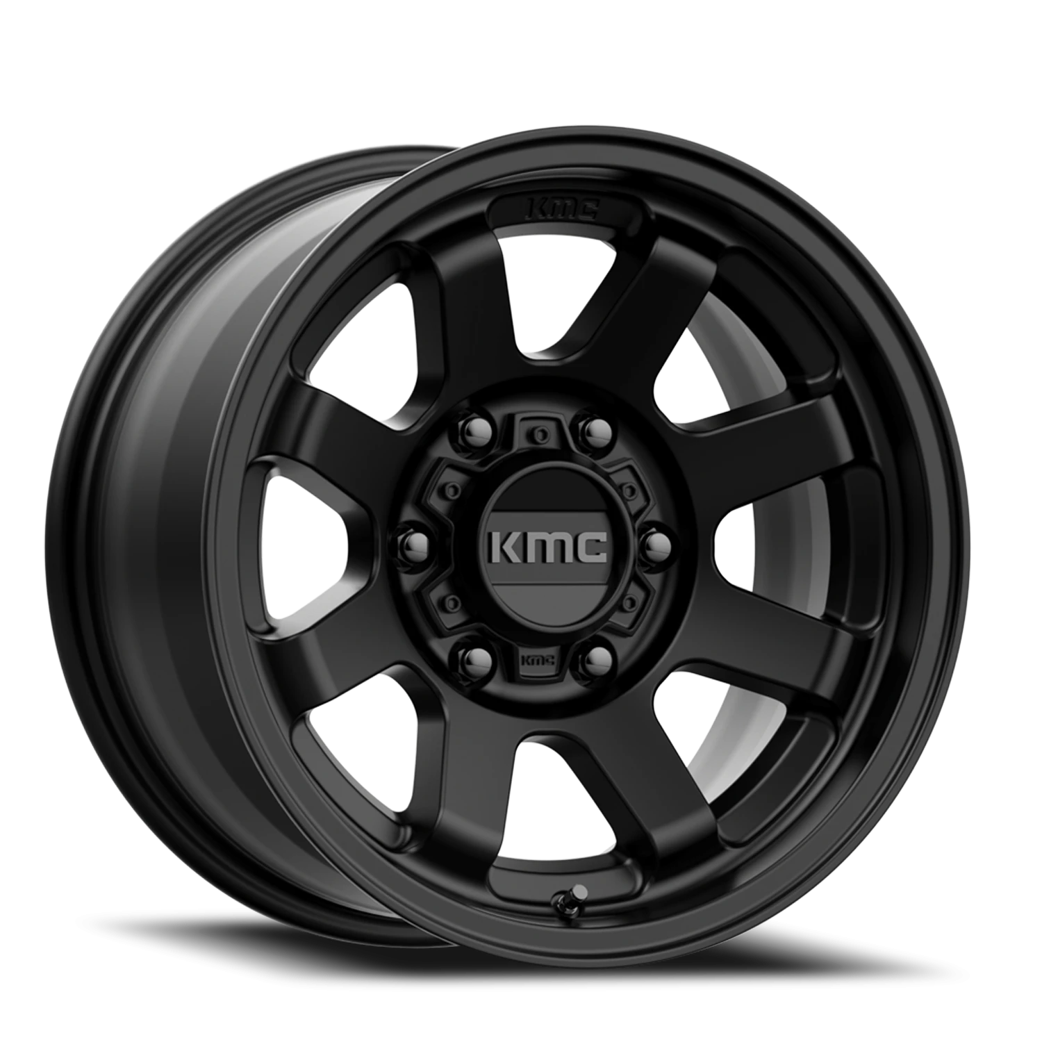 KMC Trail 16x8" 6x139.7mm 106.1mm CB 0mm Satin Black