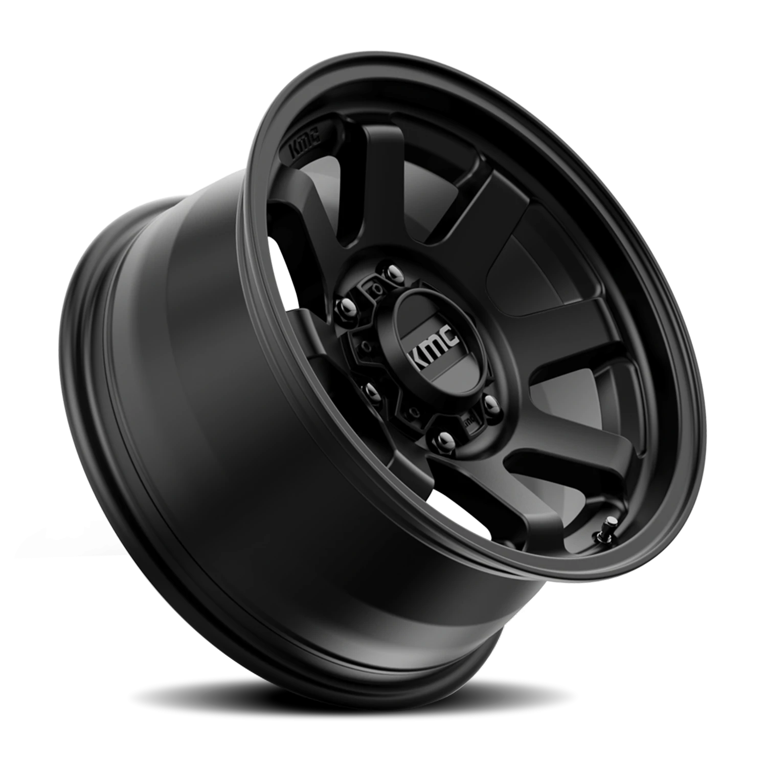 KMC Trail 16x8" 6x139.7mm 106.1mm CB 0mm Satin Black