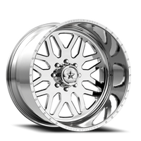 American Force B02 Trax SS 24x11" 8x180mm 124.2mm CB 0mm Polished