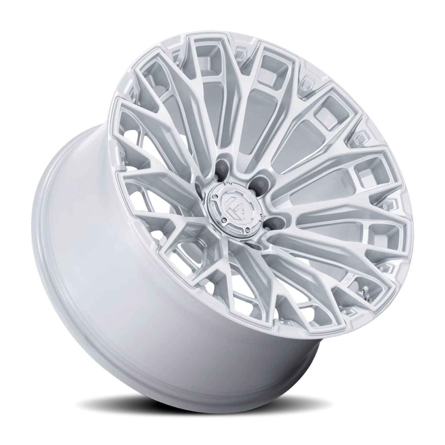 Fuel Trax 20x9" 6x139.7mm 106.1mm CB +20mm Gloss Silver Machined Face