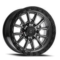 Arena Trek 17x9" 6x139.7mm 106.1mm CB -12mm Gloss Gunmetal Glossy Black Lip