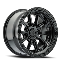 Arena Trek 17x9" 5x127mm 71.5mm CB +1mm Gloss Glossy Black