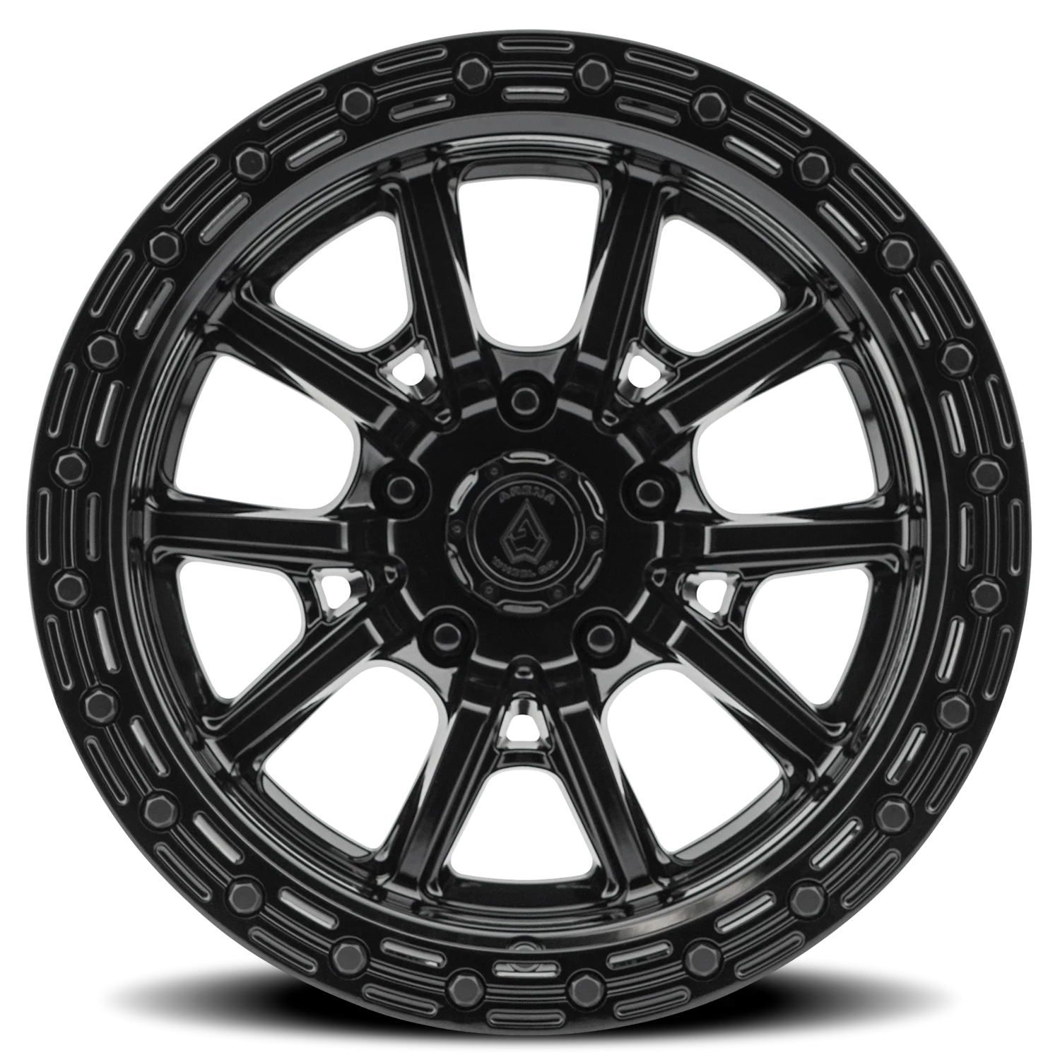 Arena Trek 17x9" 5x127mm 71.5mm CB +1mm Gloss Glossy Black