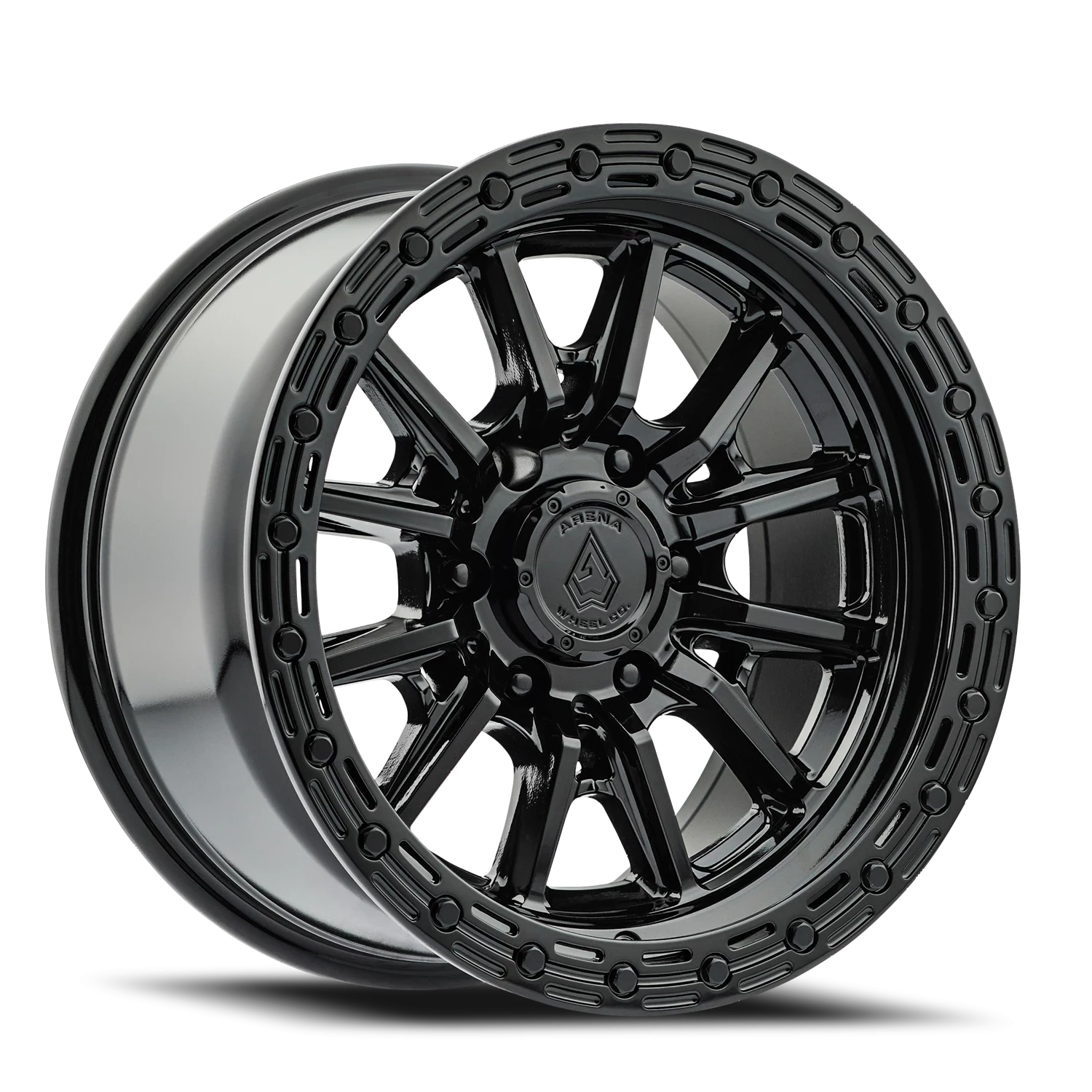 Arena Trek 17x9" 6x139.7mm 106.1mm CB -12mm Gloss Glossy Black