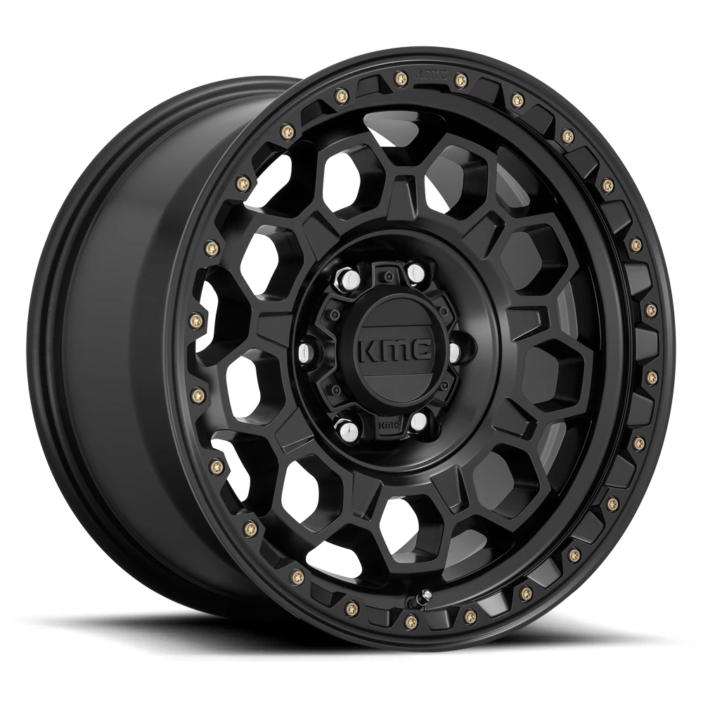 KMC Trek 17x9" 6x135mm 87.1mm CB 0mm Satin Black