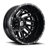 Fuel Triton Dually 20x8.25" 8x165.1mm 121.5mm CB -240mm Gloss Black Milled
