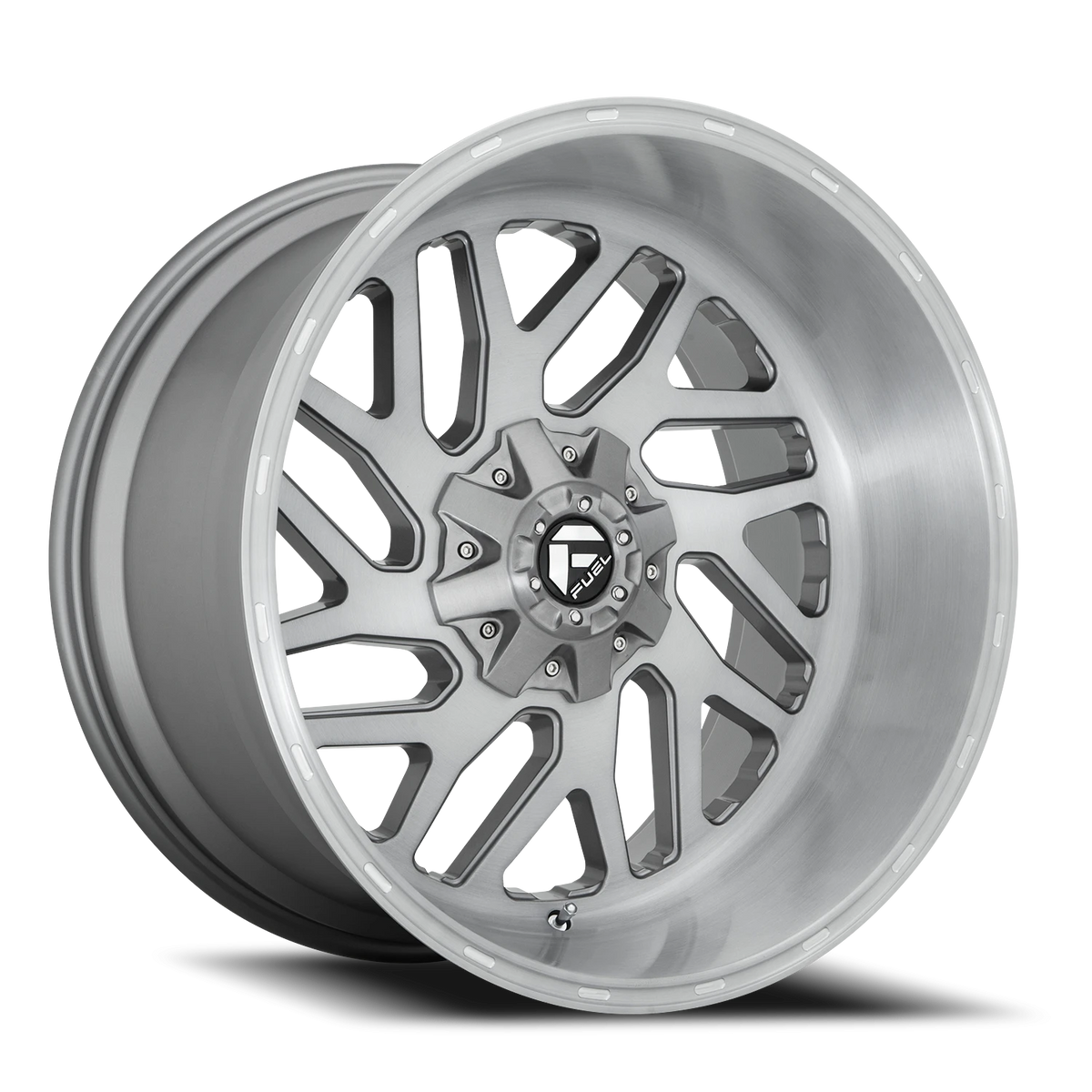 Fuel Triton Platinum 20x10 -18 8x165.1mm 125.1mm Brushed Gunmetal Clear Tint