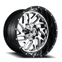 Fuel Triton 22x12 -44 8x170mm 125.1mm Chrome Gloss Black Lip