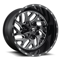 Fuel Triton 22x10" 8x180mm 124.2mm CB -18mm Gloss Black Milled