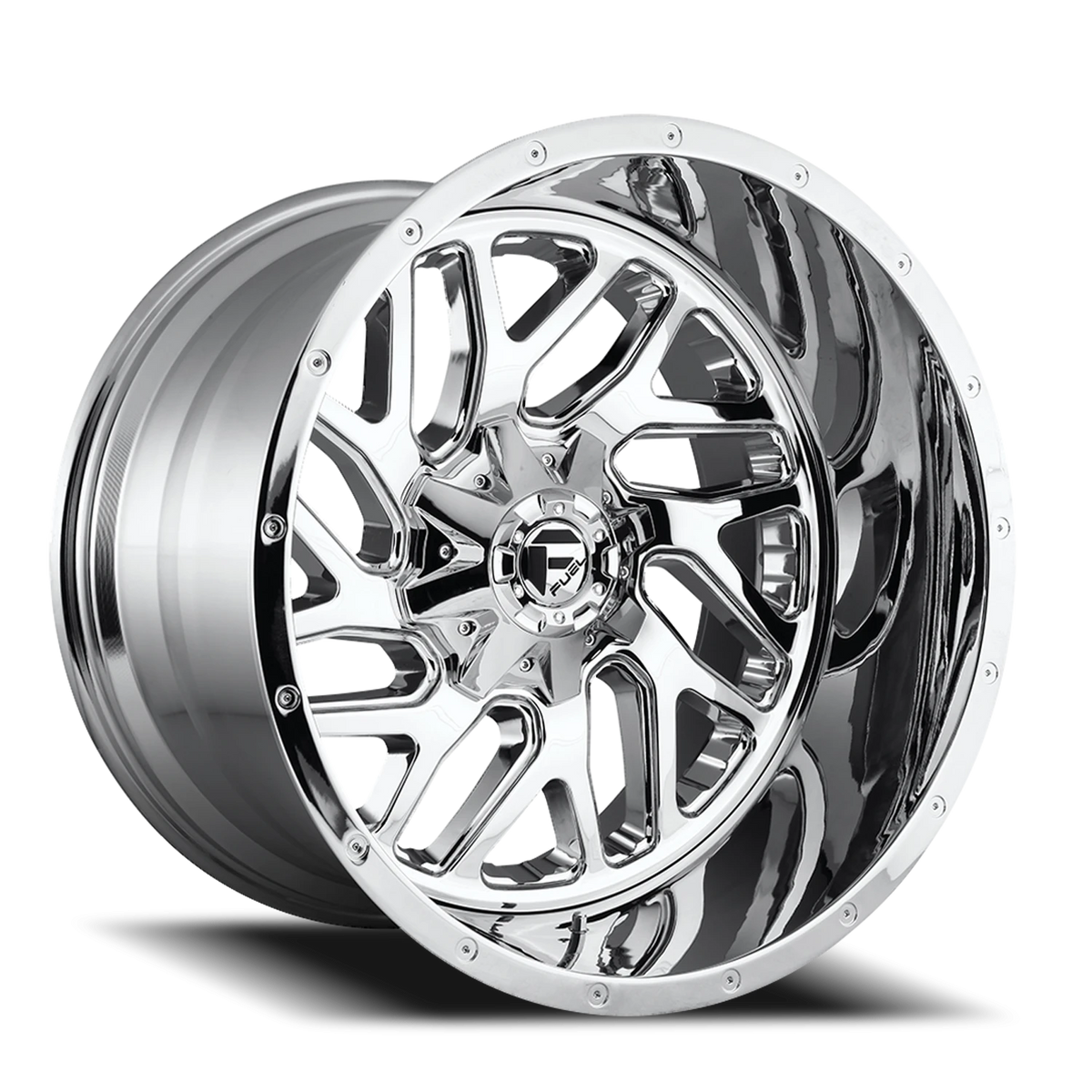 Fuel Triton 20x9 +20 5x139.7mm 110.1mm Chrome Chrome Plated
