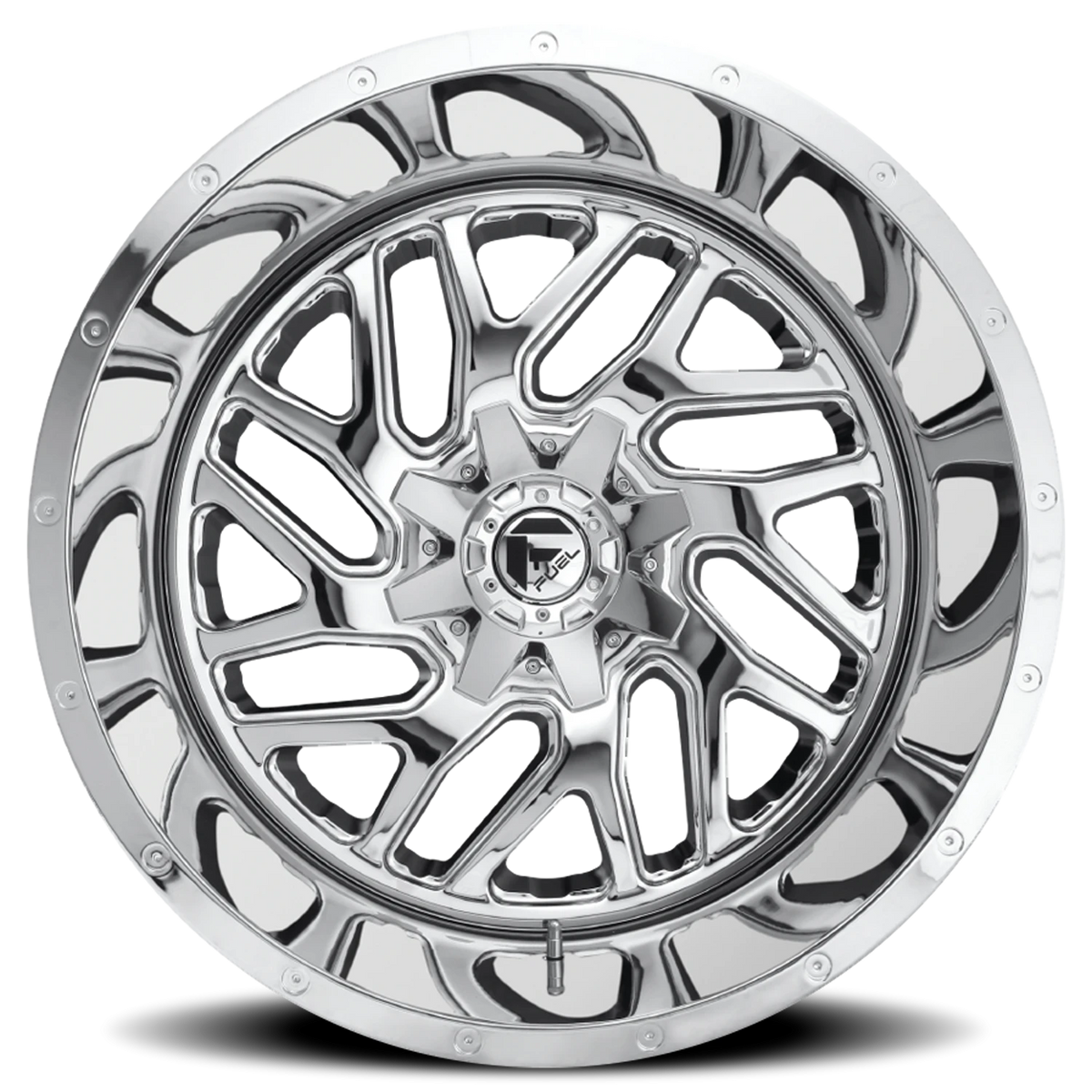 Fuel Triton 20x12 -43 8x180mm 124.2mm Chrome Chrome Plated