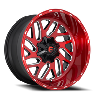 Fuel Triton 22x10 -18 8x165.1mm 125.1mm Candy Red Milled