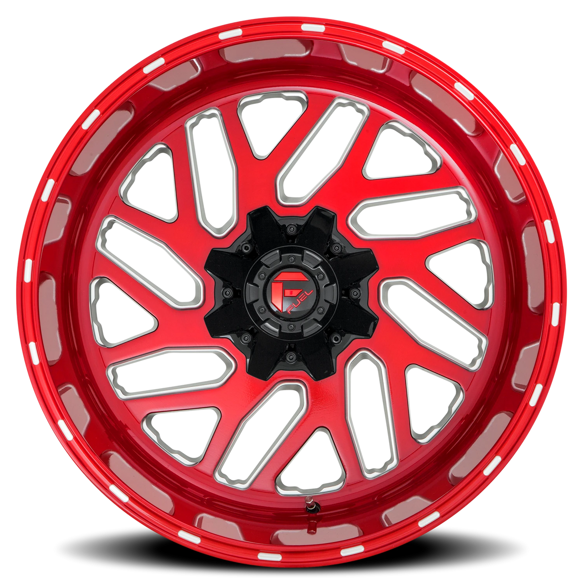 Fuel Triton 22x10 -19 6x135mm 106.1mm Candy Red Milled