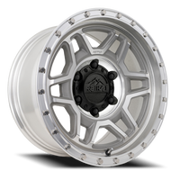 Reika Trooper R40 17x8.5" 6x139.7mm 106.1mm CB 0mm Machined Aluminum