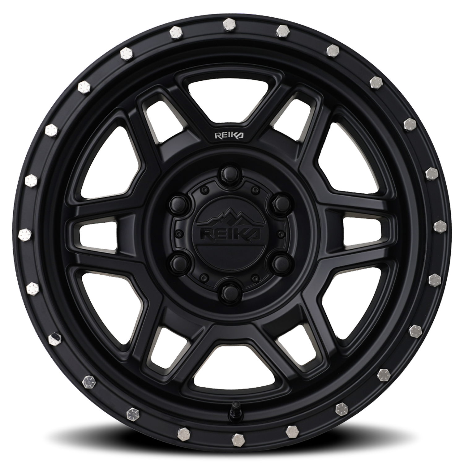 Reika Trooper R40 17x8.5" 6x135mm 87.1mm CB 0mm Satin Black