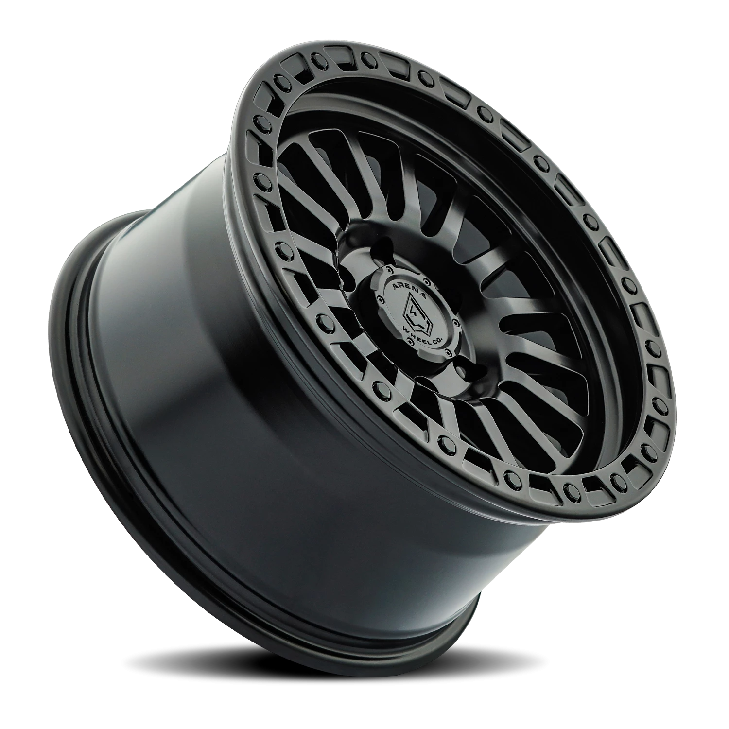 Arena Trophy 17x9" 6x139.7mm 106.1mm CB +1mm Satin Black