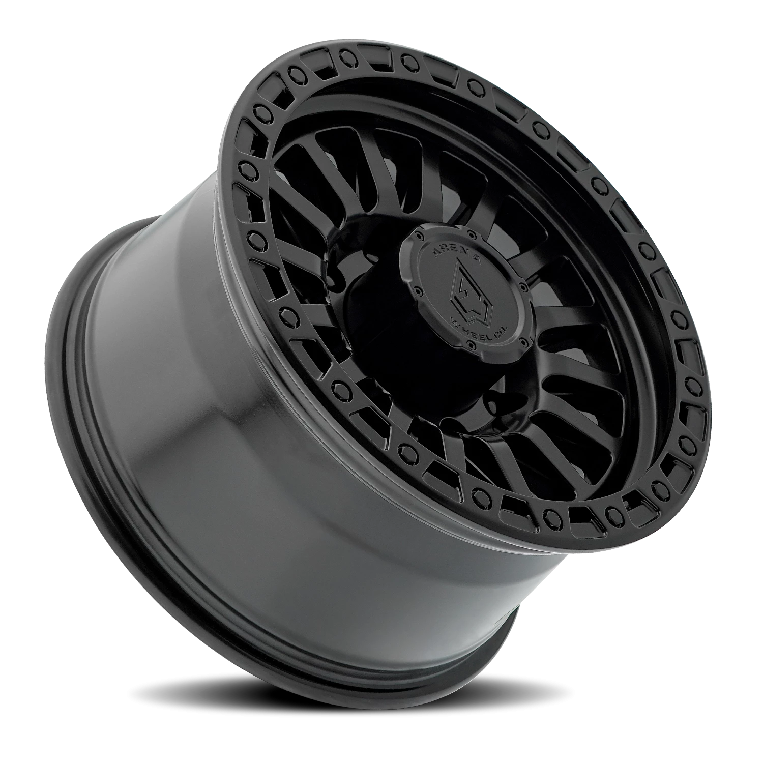 Arena Trophy 18x9" 8x180mm 124.2mm CB 0mm Satin Black