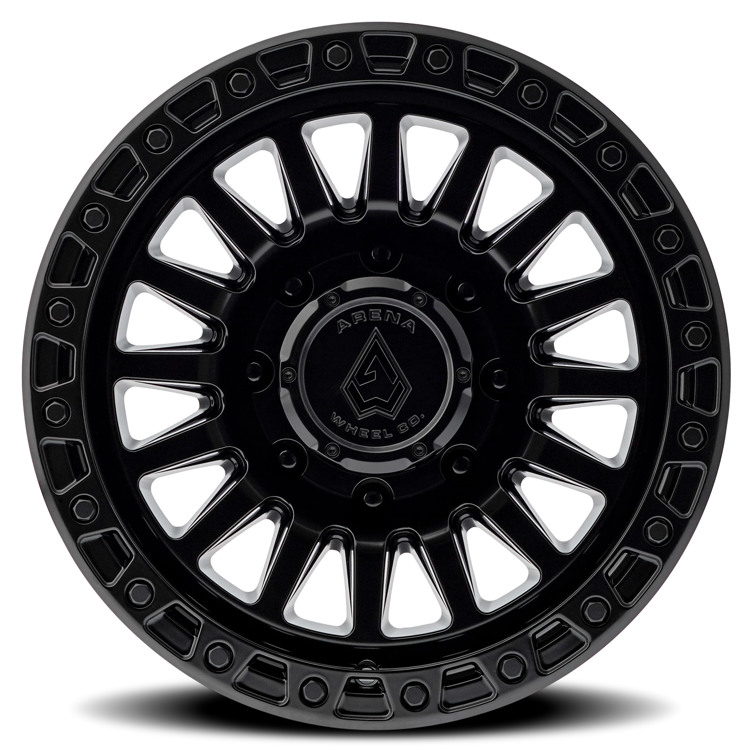 Arena Trophy 17x9" 8x165.1mm 125.1mm CB 0mm Satin Black