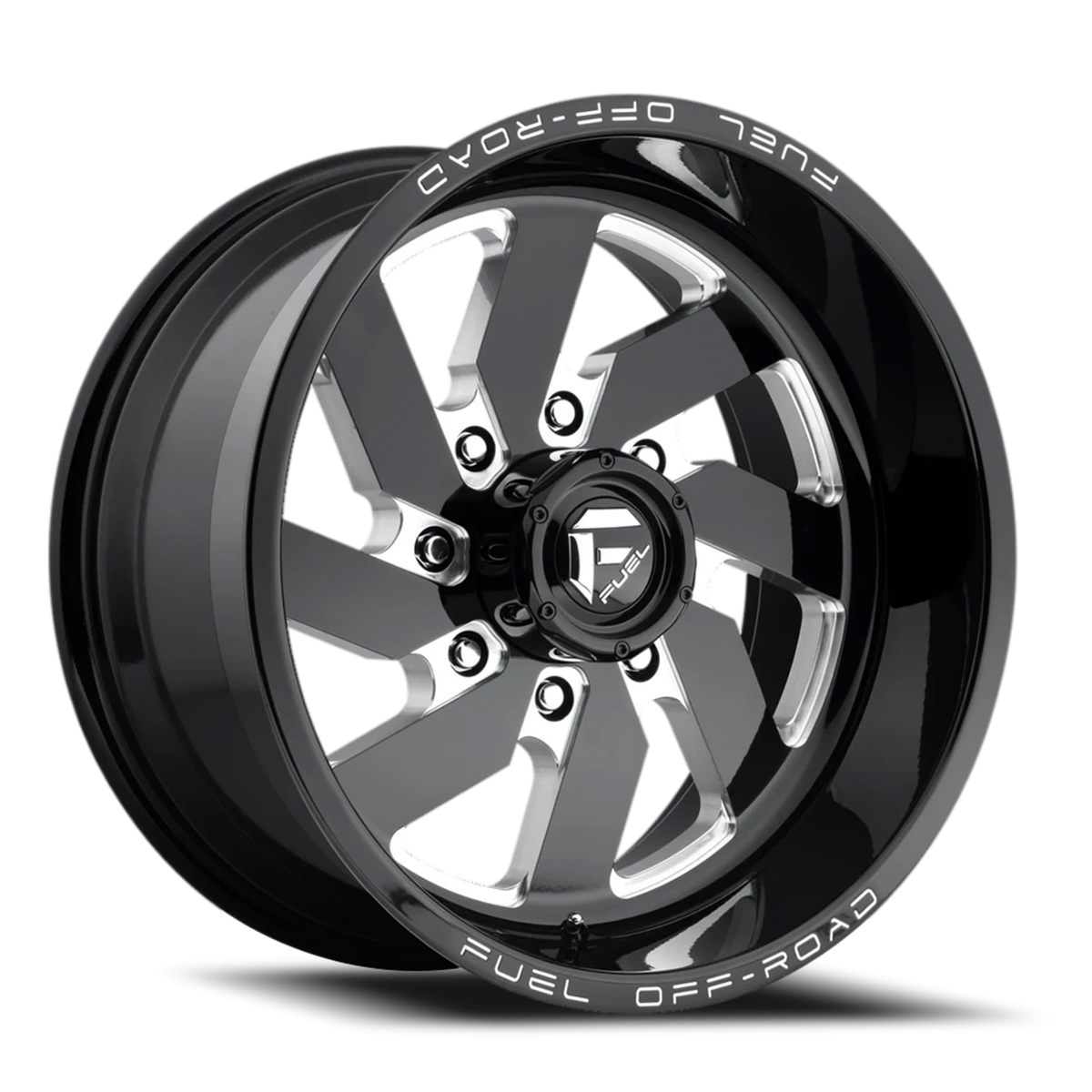 Fuel Turbo 20x9 +20 8x165.1mm 125.2mm Gloss Black Milled